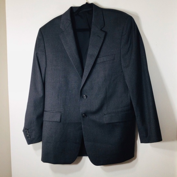 Ralph Lauren Grey Wool Jacket 44R - Picture 9 of 11